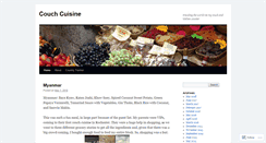 Desktop Screenshot of couchcuisine.wordpress.com