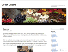 Tablet Screenshot of couchcuisine.wordpress.com