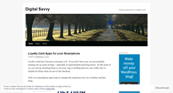 Desktop Screenshot of digitalsavvy.wordpress.com