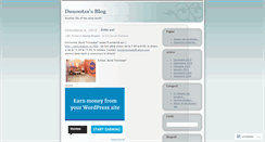 Desktop Screenshot of danootza.wordpress.com