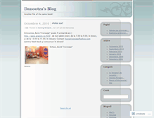 Tablet Screenshot of danootza.wordpress.com