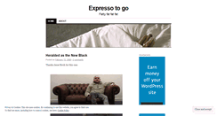 Desktop Screenshot of expressotogo.wordpress.com
