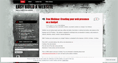 Desktop Screenshot of easybuildawebsite.wordpress.com