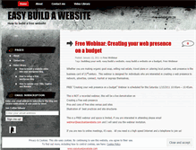 Tablet Screenshot of easybuildawebsite.wordpress.com