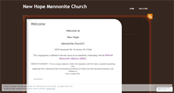 Desktop Screenshot of newhopemennonitechurch.wordpress.com