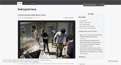 Desktop Screenshot of haleypetersen.wordpress.com