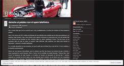 Desktop Screenshot of elblogdeodracir.wordpress.com