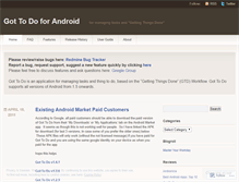 Tablet Screenshot of gottodoapp.wordpress.com