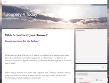 Tablet Screenshot of journey4today.wordpress.com