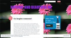 Desktop Screenshot of naturalandbeautifulme.wordpress.com