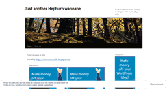 Desktop Screenshot of hepburnwannabe.wordpress.com