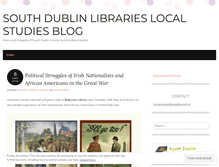 Tablet Screenshot of localstudies.wordpress.com