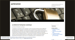 Desktop Screenshot of partenairesi.wordpress.com
