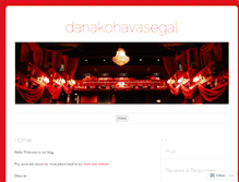 Tablet Screenshot of danakohavasegal.wordpress.com