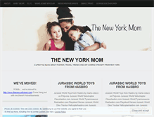 Tablet Screenshot of newyorkmom.wordpress.com