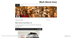 Desktop Screenshot of madaboutjazz.wordpress.com