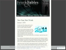 Tablet Screenshot of fearsandfables.wordpress.com