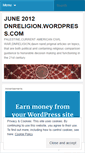 Mobile Screenshot of dnreligion.wordpress.com