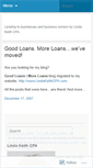 Mobile Screenshot of goodloans.wordpress.com