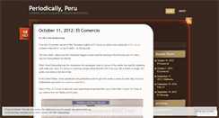 Desktop Screenshot of periodicallyperu.wordpress.com