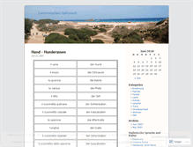 Tablet Screenshot of italienisch.wordpress.com