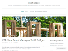 Tablet Screenshot of lumbertribe.wordpress.com