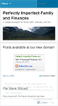Mobile Screenshot of perfectlyimperfectfamilyandfinances.wordpress.com