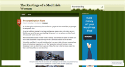 Desktop Screenshot of irishrantings.wordpress.com