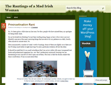 Tablet Screenshot of irishrantings.wordpress.com