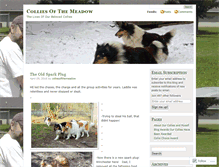 Tablet Screenshot of colliesofthemeadow.wordpress.com