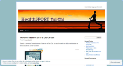 Desktop Screenshot of healthsporttaichi.wordpress.com