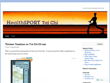 Tablet Screenshot of healthsporttaichi.wordpress.com