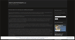 Desktop Screenshot of greatislandphotography.wordpress.com