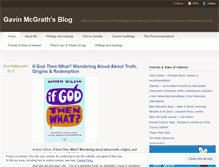 Tablet Screenshot of gavinmcgrath.wordpress.com