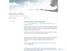 Tablet Screenshot of deeclare.wordpress.com