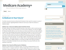 Tablet Screenshot of medicareacademy.wordpress.com