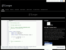Tablet Screenshot of ifloop.wordpress.com