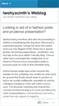 Mobile Screenshot of iwohyacinth.wordpress.com