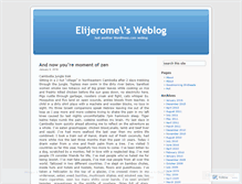 Tablet Screenshot of elijerome.wordpress.com