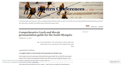 Desktop Screenshot of easternconferences.wordpress.com