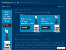 Tablet Screenshot of blackdragoncave.wordpress.com