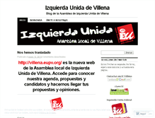 Tablet Screenshot of iuvillena.wordpress.com