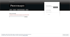 Desktop Screenshot of procuraqui.wordpress.com