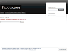 Tablet Screenshot of procuraqui.wordpress.com