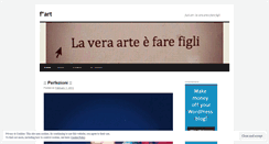 Desktop Screenshot of laveraarte.wordpress.com
