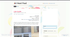 Desktop Screenshot of food4love.wordpress.com