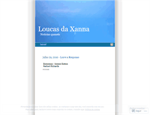 Tablet Screenshot of loucasdaxanna.wordpress.com