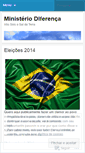 Mobile Screenshot of ministeriodiferenca.wordpress.com