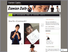 Tablet Screenshot of damiencdaily.wordpress.com