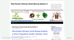 Desktop Screenshot of obatkankerkelenjargetahbeningstadium4mujarab7.wordpress.com